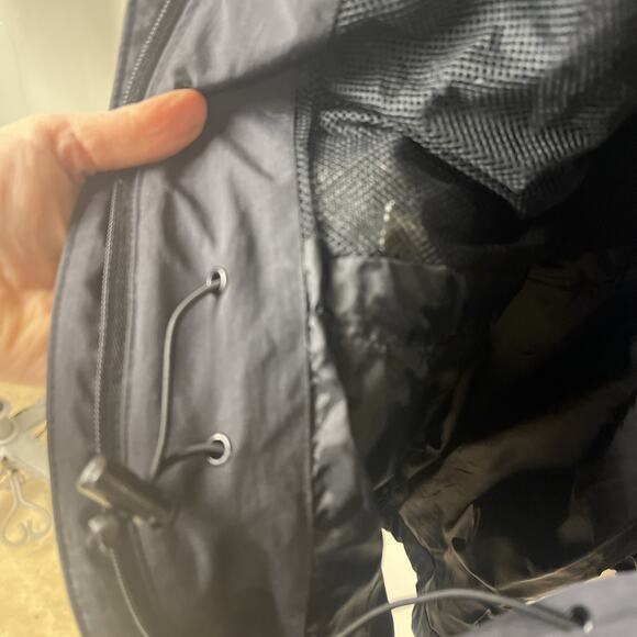 Coleman Max Jacket Mens 2XL Jacket Black Gray Hoodie Outdoor Rain Coat Camp Wind - Picture 8 of 9